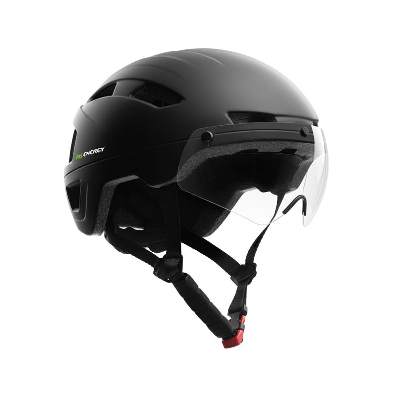 MS ENERGY pametna čelada MSH-500, velikost L, črna