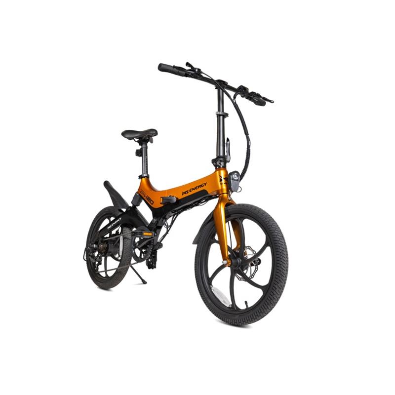 MS ENERGY električno kolo i20, oranžno-črno