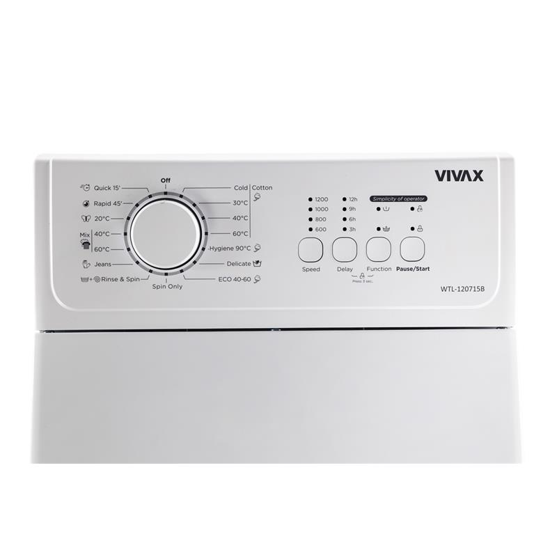VIVAX pralni stroj WTL-120715CB