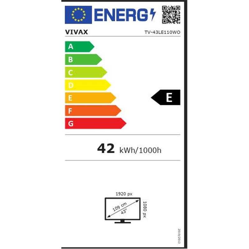 VIVAX TV 43LE110WO