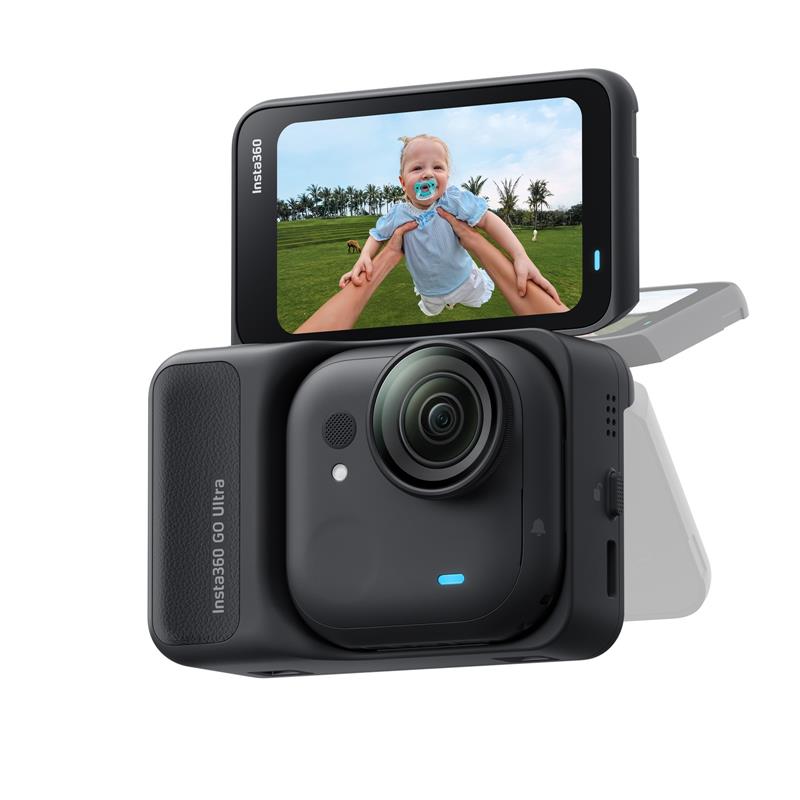 Insta360 akcijska kamera GO Ultra Standard Bundle črna