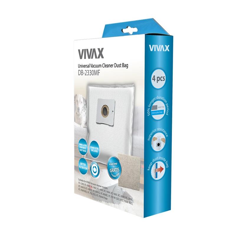 VREČKE ZA SESALNIK+FILTER 4/1 DB-2330MF VIVAX