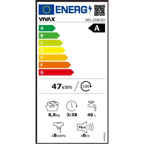VIVAX Pralni stroj WFL-120812CI