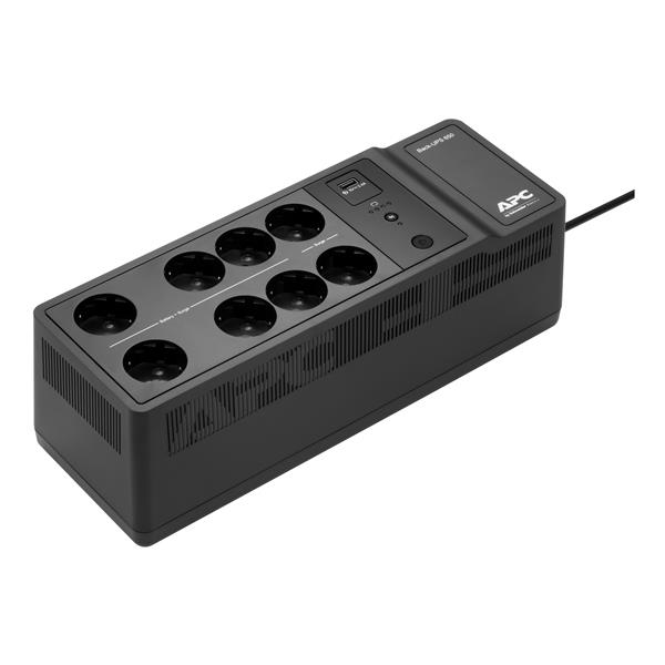 APC Back-UPS 650VA, 230V,  8x Schuko, 1 USB charging port