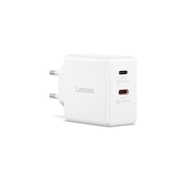 Lenovo polnilec Dual USB-C 65W GaN