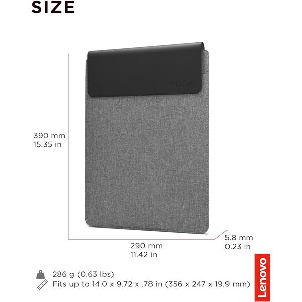 Lenovo torba Yoga 16 siva