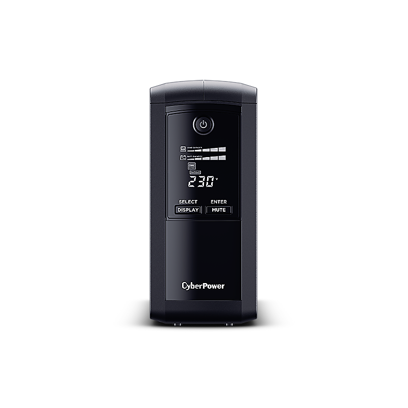 Cyberpower UPS, Line interactive, 1000 VA, 550 W, 6x IEC C13, LCD display