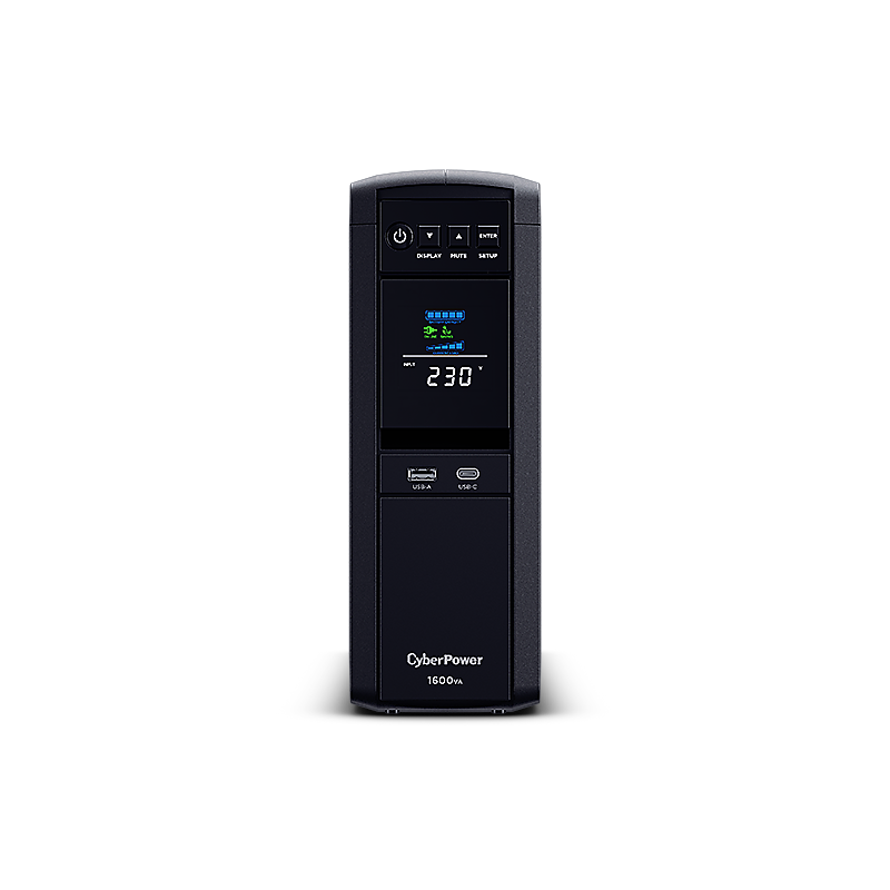 Cyberpower UPS, Line interactive, 1600 VA,1000 W, 6x Schuko, LCD display