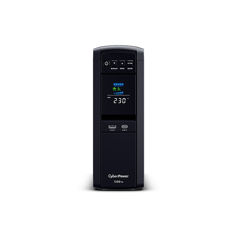 Cyberpower UPS, Line interactive, 1350 VA, 810 W, 6x Schuko, LCD display