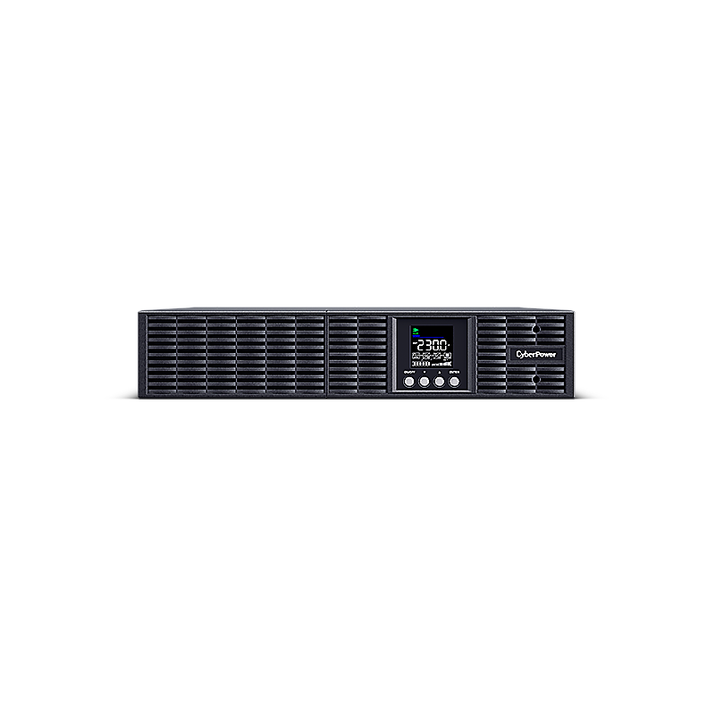 Cyberpower UPS, Double conversion, 3000 VA, 2700W, 2x IEC C19 / 8x IEC C13, Color LCD display