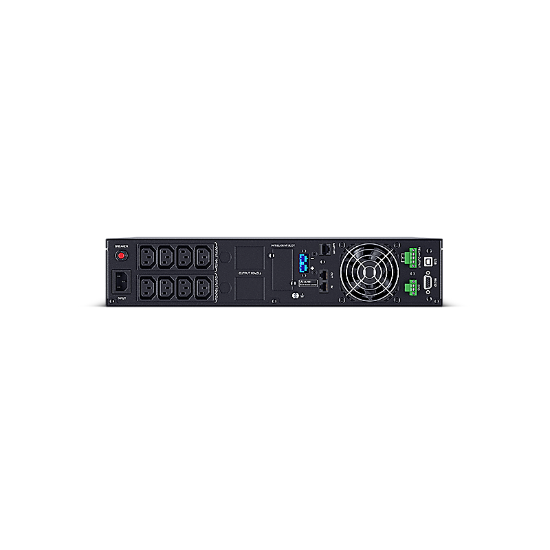 Cyberpower UPS, Double Conversion, 1000 VA, 900 W, 8x IEC C13, Color LED display