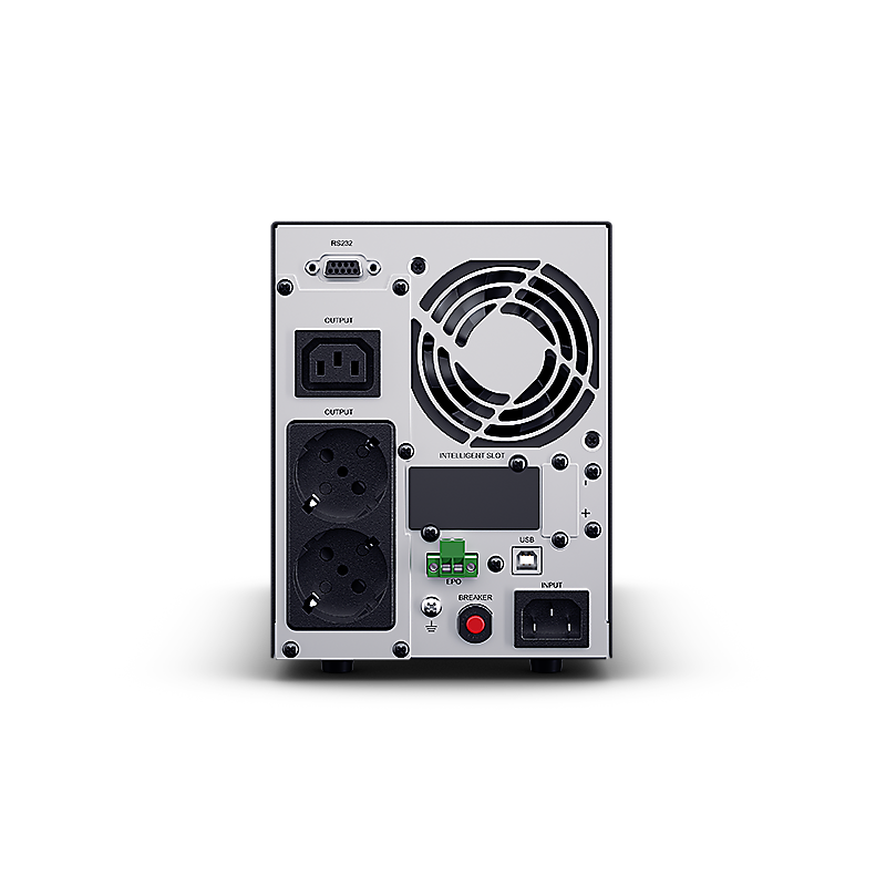 Cyberpower UPS, Double Conversion, 1000 VA, 900 W, 1x IEC C13 / 2x Schuko, Color LCD display