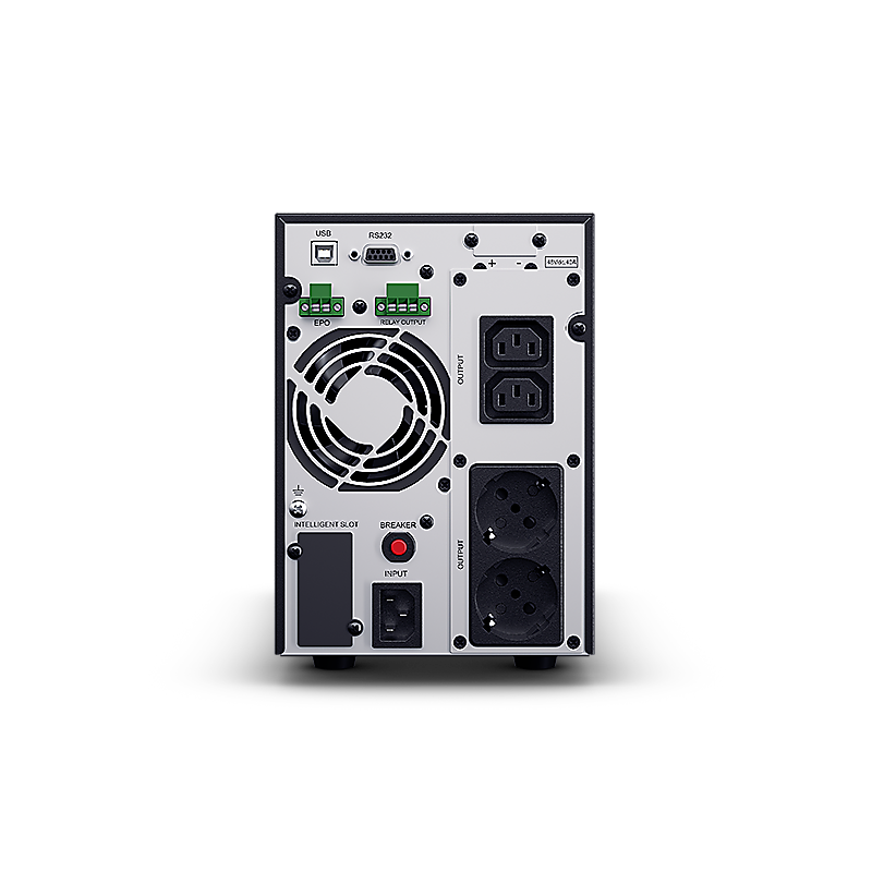 Cyberpower UPS, Double Conversion, 1500 VA, 1350 W, 2x IEC C13 / 2x Schuko, Color LCD display