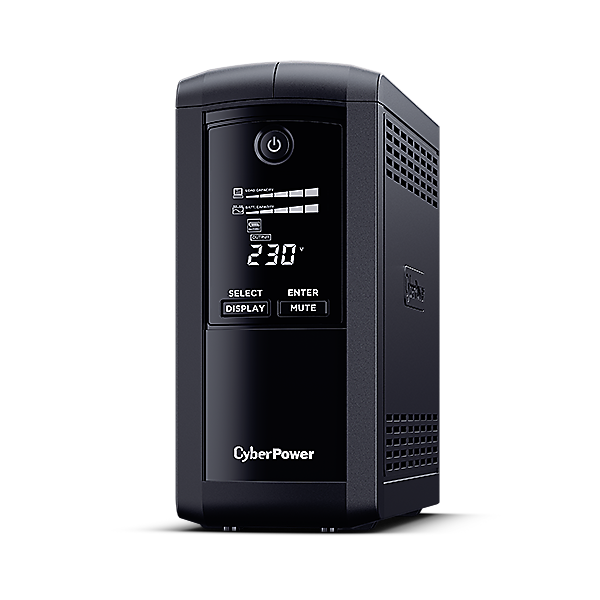 Cyberpower UPS, Line interactive, 1000 VA, 550 W, 6x IEC C13, LCD display