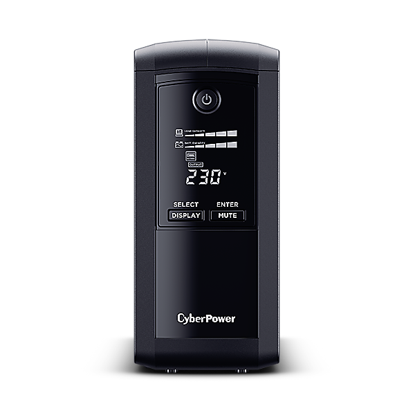 Cyberpower UPS, Line interactive, 1000 VA, 550 W, 6x IEC C13, LCD display