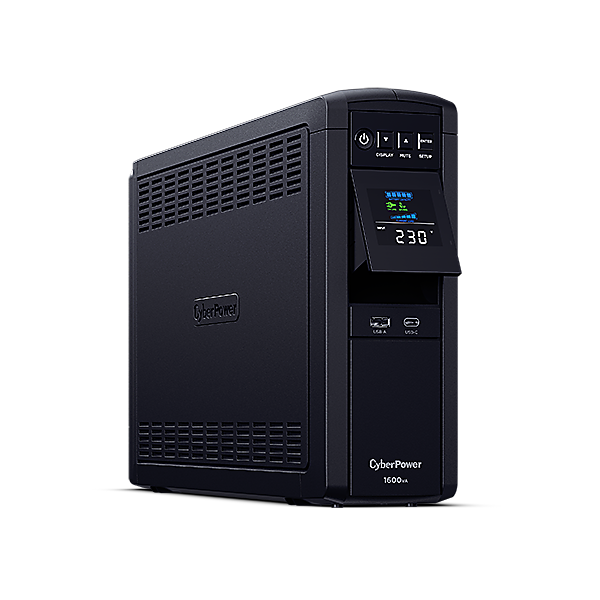 Cyberpower UPS, Line interactive, 1600 VA,1000 W, 6x Schuko, LCD display