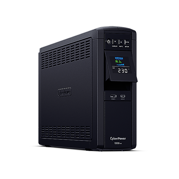 Cyberpower UPS, Line interactive, 1350 VA, 810 W, 6x Schuko, LCD display