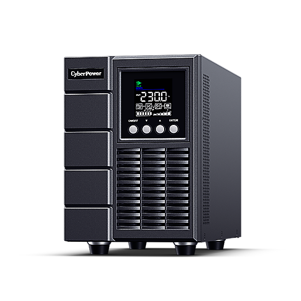 Cyberpower UPS, Double Conversion, 1500 VA, 1350 W, 2x IEC C13 / 2x Schuko, Color LCD display