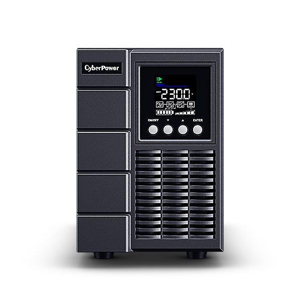Cyberpower UPS, Double Conversion, 1500 VA, 1350 W, 2x IEC C13 / 2x Schuko, Color LCD display