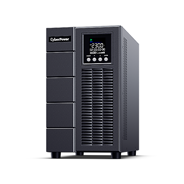 Cyberpower UPS, Double Conversion, 3000 VA, 2700 W, 2x IEC C13 / 4x Schuko, Color LCD display 