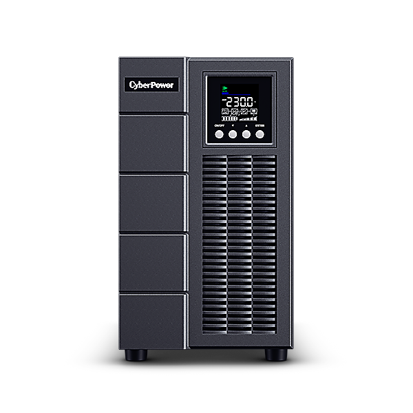 Cyberpower UPS, Double Conversion, 3000 VA, 2700 W, 2x IEC C13 / 4x Schuko, Color LCD display 