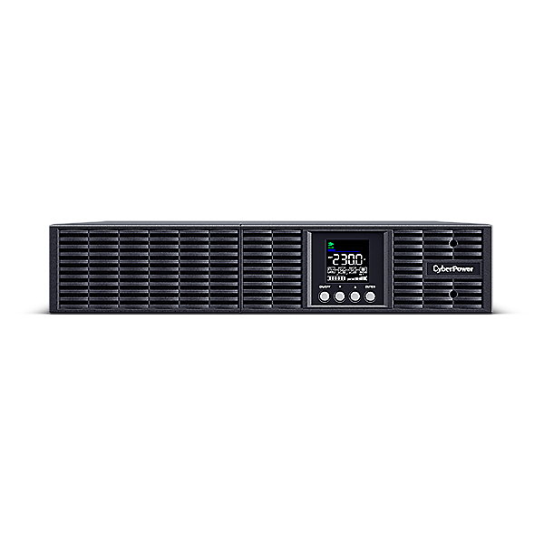 Cyberpower UPS, Double conversion, 3000 VA, 2700W, 2x IEC C19 / 8x IEC C13, Color LCD display