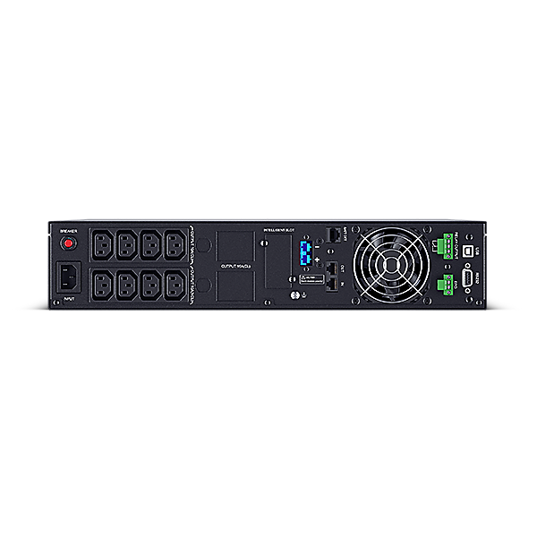 Cyberpower UPS, Double Conversion, 1000 VA, 900 W, 8x IEC C13, Color LED display