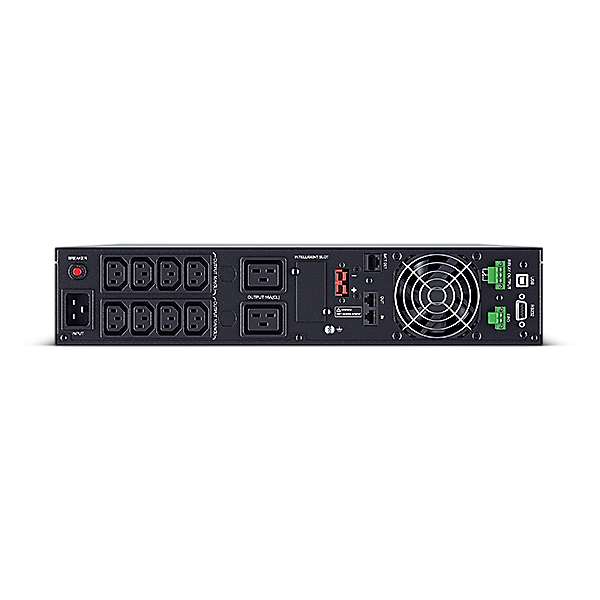 Cyberpower UPS, Double conversion, 3000 VA, 2700W, 2x IEC C19 / 8x IEC C13, Color LCD display