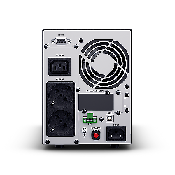 Cyberpower UPS, Double Conversion, 1000 VA, 900 W, 1x IEC C13 / 2x Schuko, Color LCD display