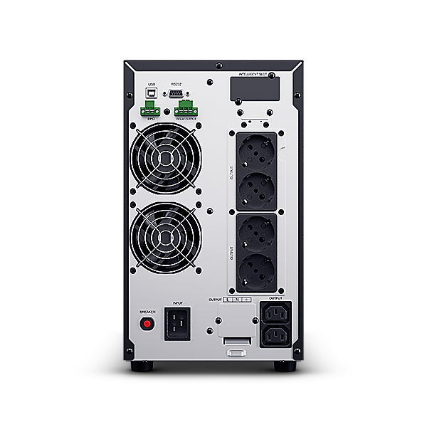 Cyberpower UPS, Double Conversion, 3000 VA, 2700 W, 2x IEC C13 / 4x Schuko, Color LCD display 