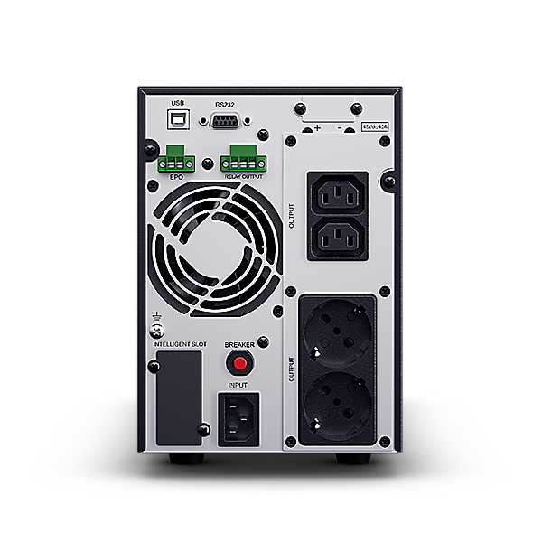 Cyberpower UPS, Double Conversion, 1500 VA, 1350 W, 2x IEC C13 / 2x Schuko, Color LCD display