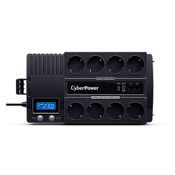 Cyberpower UPS, Line interactive, 700 VA, 420 W, 8x Schuko, LCD display