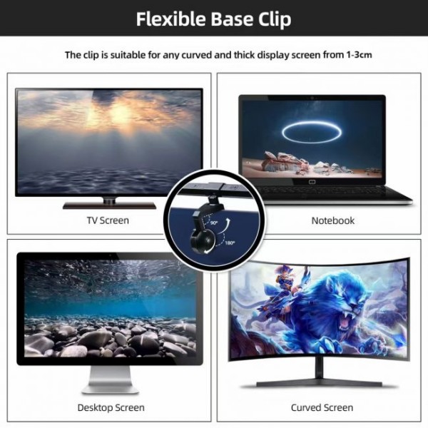 Monitor USB LED svetilka z upravljanjem na dotik