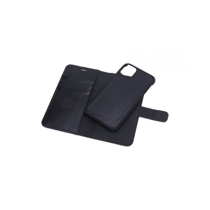 zaščitni ovitek za iPhone 11 RadiCover (2in1, črn, usnje)