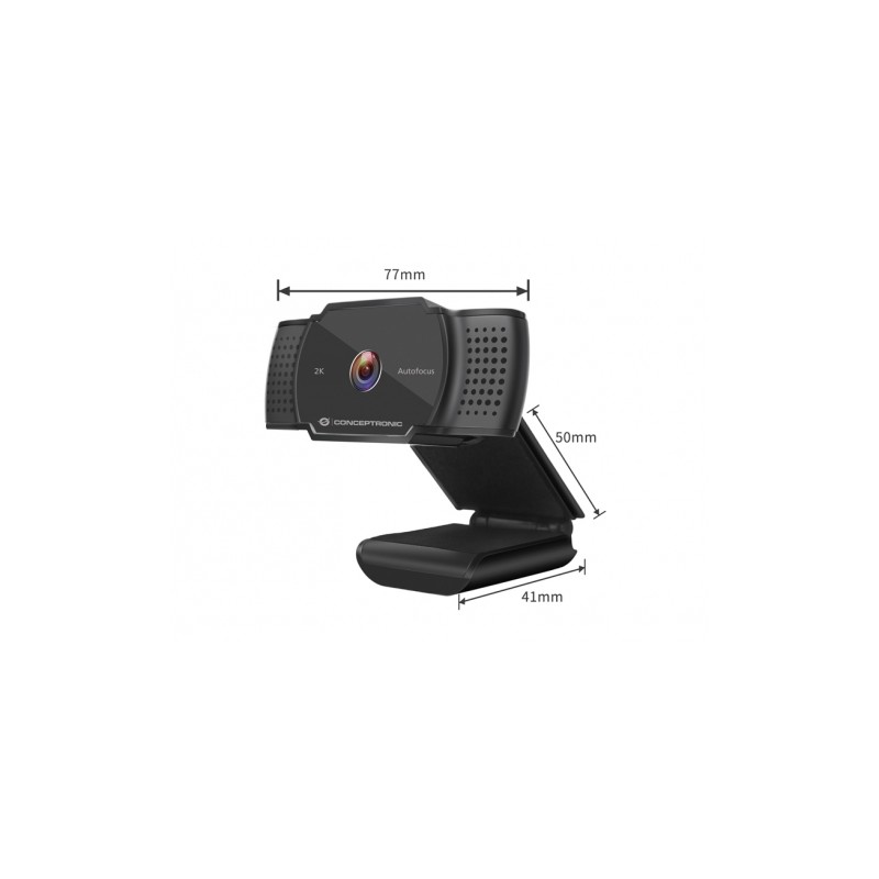 2K Super HD Autofocus Webcam z mikrofonom