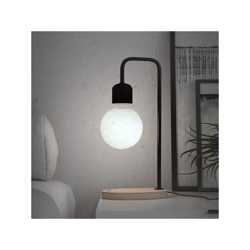 svetilka LevitatingLamp |Moon| Light Wood
