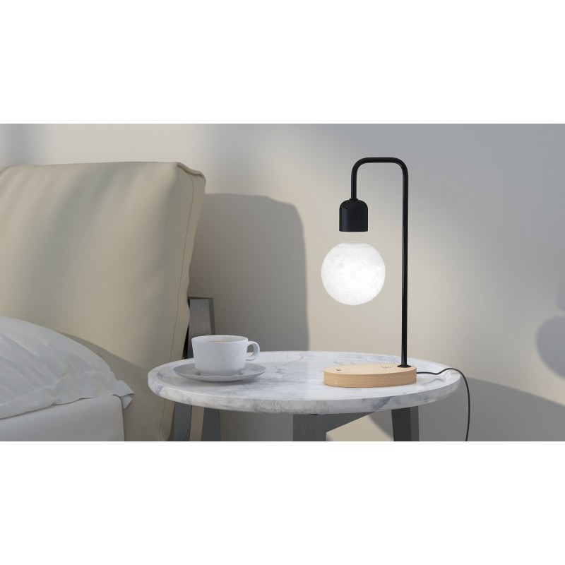 svetilka LevitatingLamp |Moon| Light Wood