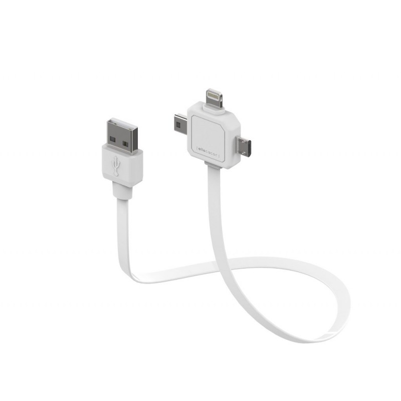 PowerCube potovalni adapter + darilo (kabel 3v1)