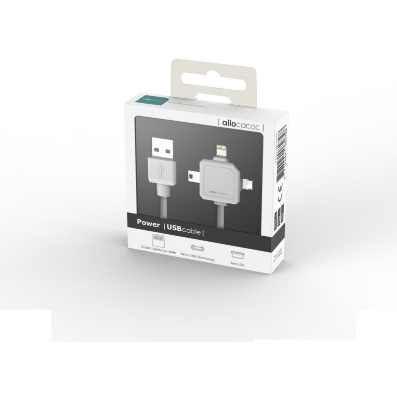 PowerCube potovalni adapter + darilo (kabel 3v1)