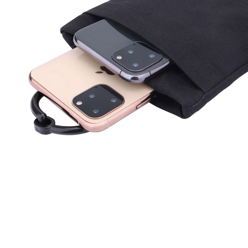 Zaščitna vrečka za mobilni tel RadiCover (velika, črna)