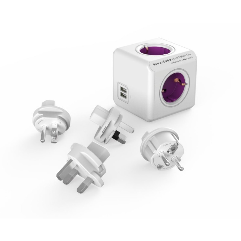 PowerCube potovalni adapter + darilo (kabel 3v1)