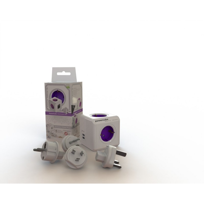 PowerCube potovalni adapter + darilo (kabel 3v1)
