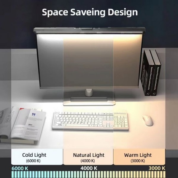 Monitor USB LED svetilka z upravljanjem na dotik