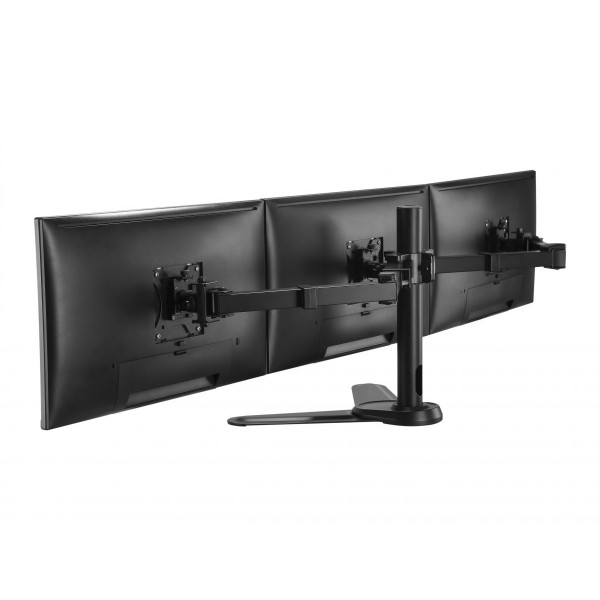 Equip 17''-27'' namizno stojalo za 3 monitorje