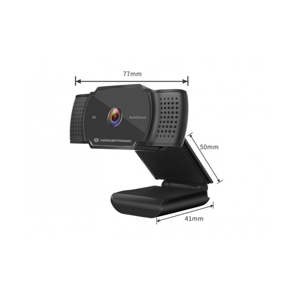 2K Super HD Autofocus Webcam z mikrofonom