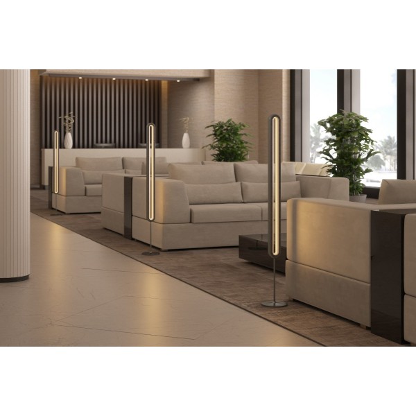 LightPillar svetilka (siva) dimmable, daljinsko stikalo