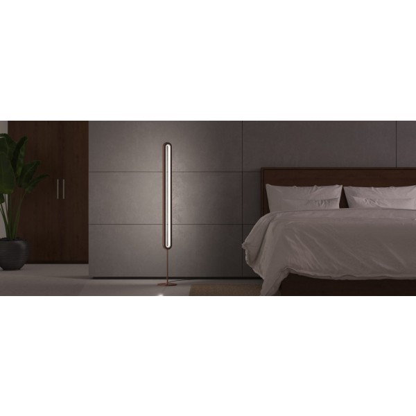 LightPillar svetilka (rjava) dimmable, daljinsko stikalo