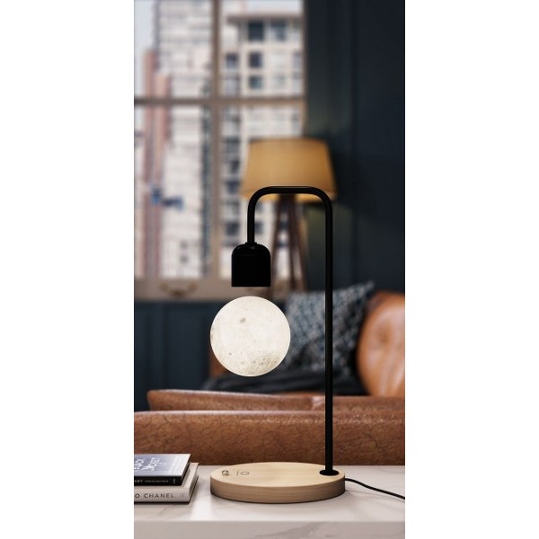 svetilka LevitatingLamp |Moon| Light Wood