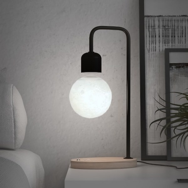 svetilka LevitatingLamp |Moon| Light Wood