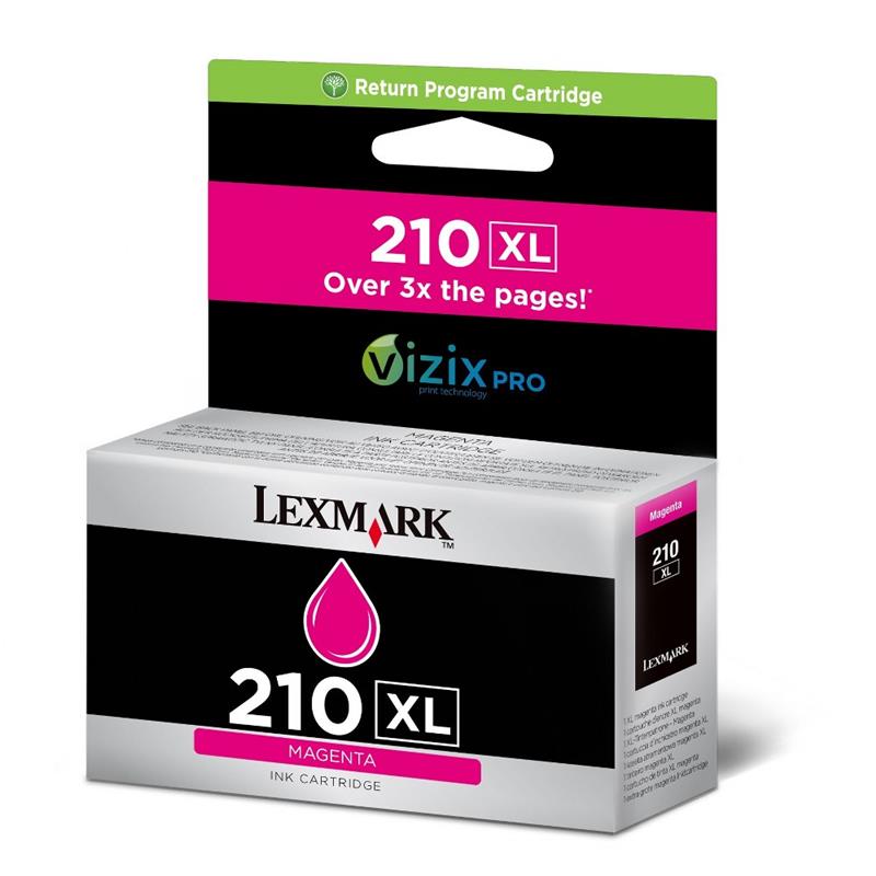 Lexmark kartuša rdeča 210XL